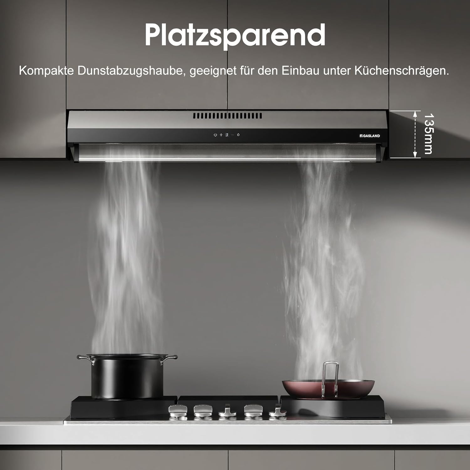 Thumbnail 6 de GASLAND UC90SS Doppelmotor Dunstabzug 90 cm