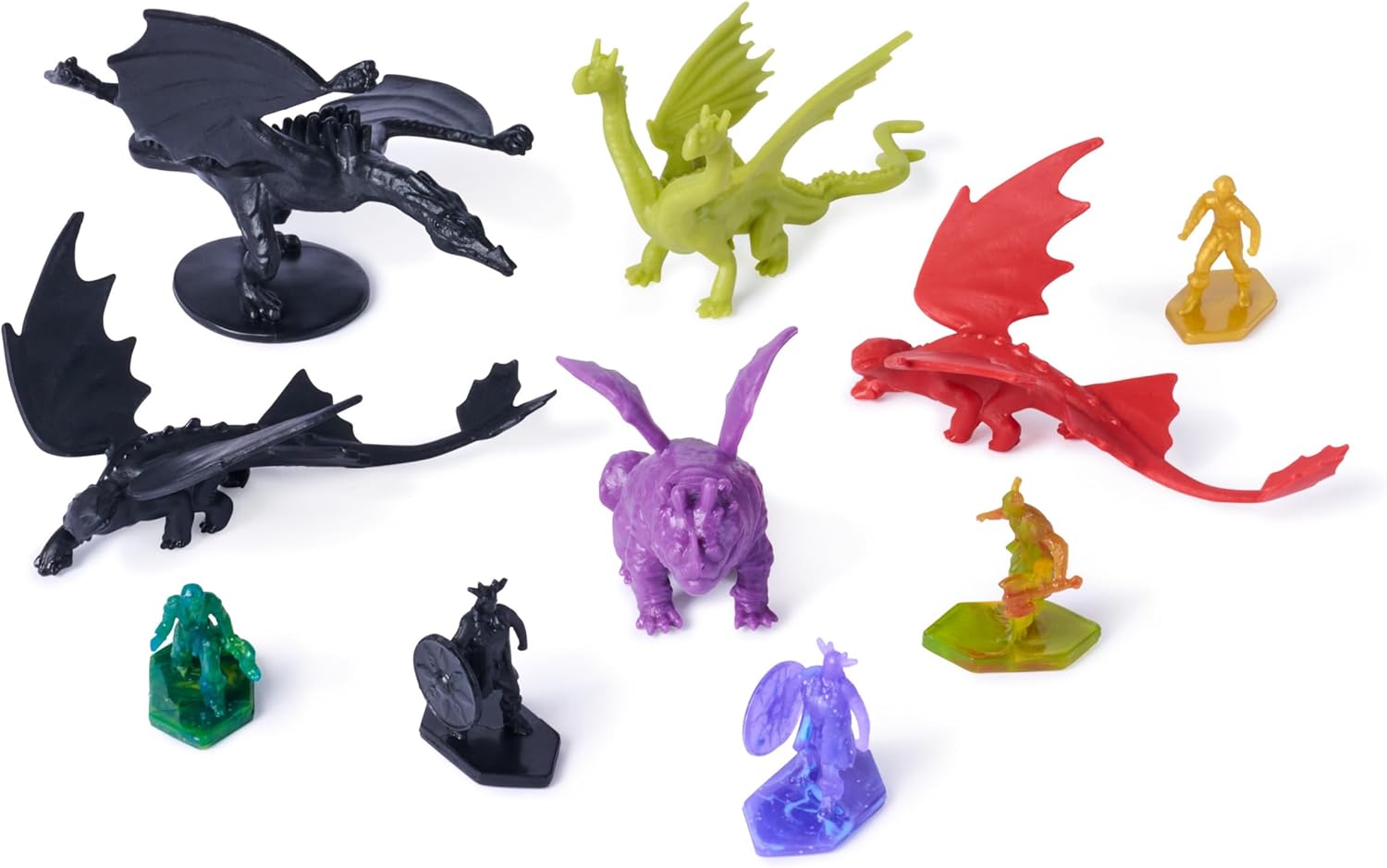 Detalle de Dreamworks Dragons: World of Berk Dragon Flock Arena – 50 Dragons & Vikings Figures