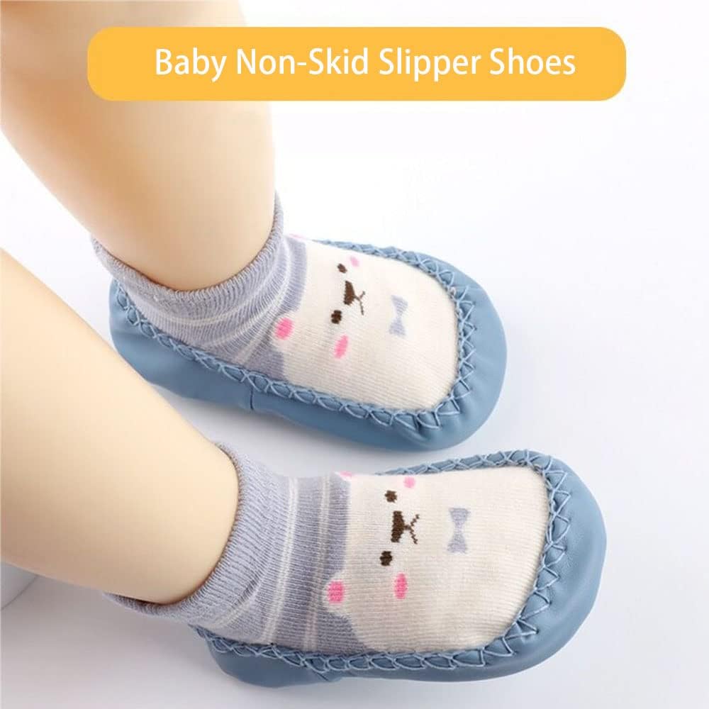 Thumbnail 3 de FedMois 3 Pairs Baby Slippers with Non-Skid Soles