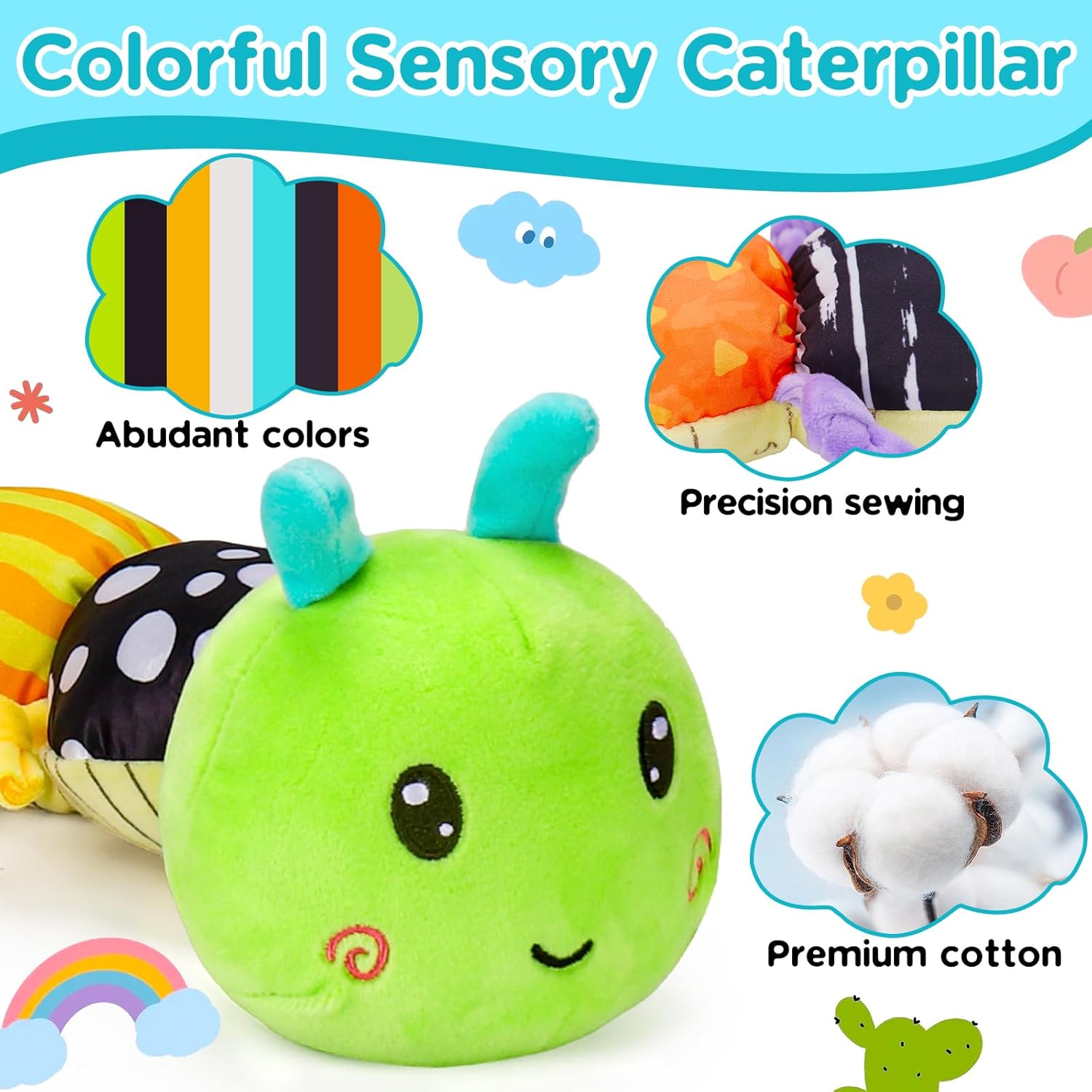 Detalle 2 de Baby Caterpillar Music Toy 0–12 Months