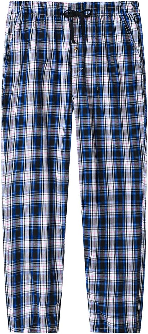 Thumbnail 1 de MoFiz Homme Bas de Pyjama en Carreaux — Pantalon Long Léger en Coton et Polyester