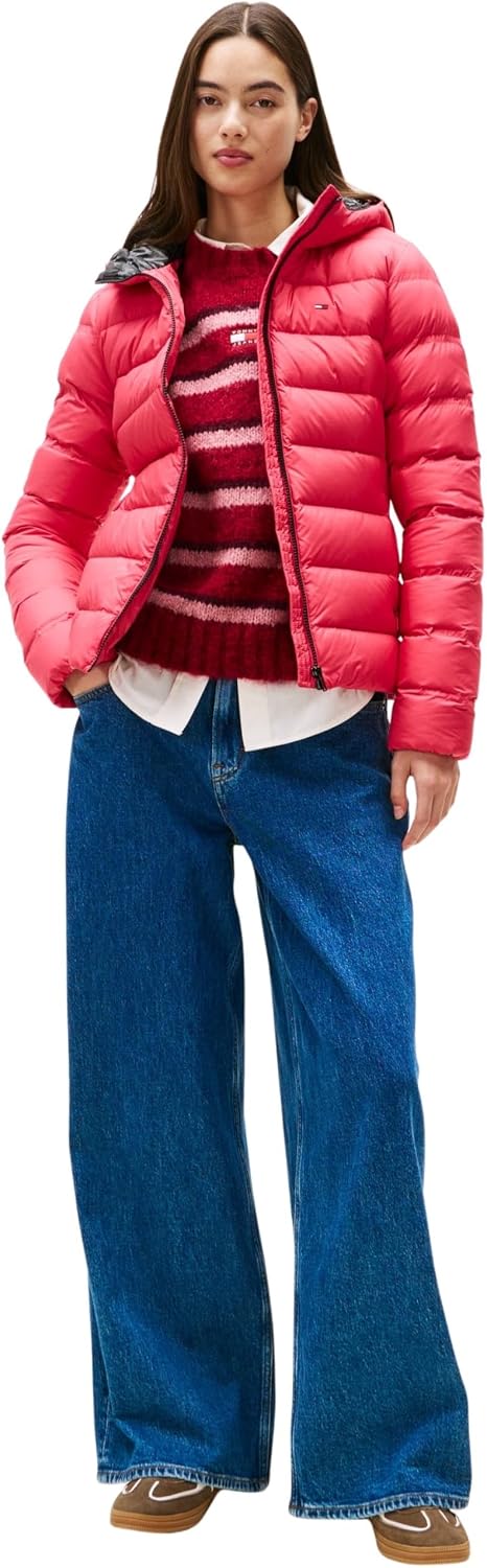Detalle 2 de Tommy Jeans Piumino Slim con Cappuccio
