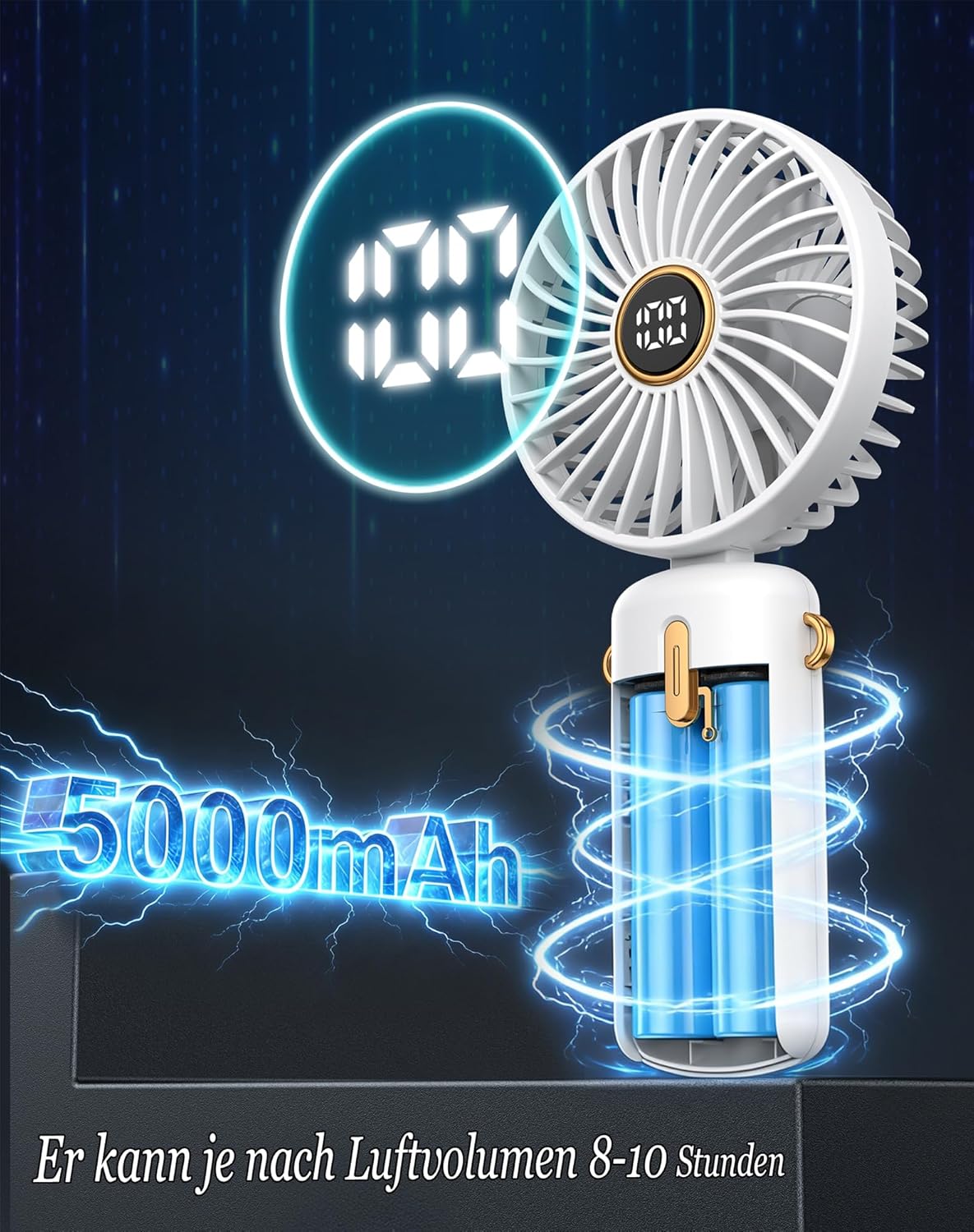 Thumbnail 1 de MGVIH Handventilator Mini – Leicht, leise und vielseitig tragbar