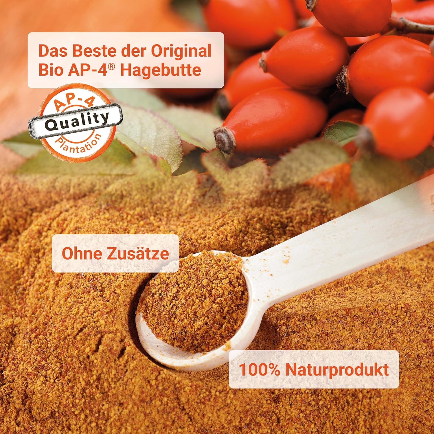 Thumbnail 4 de Raab Vitalfood Bio Hagebutten Pulver 250 g AP-4
