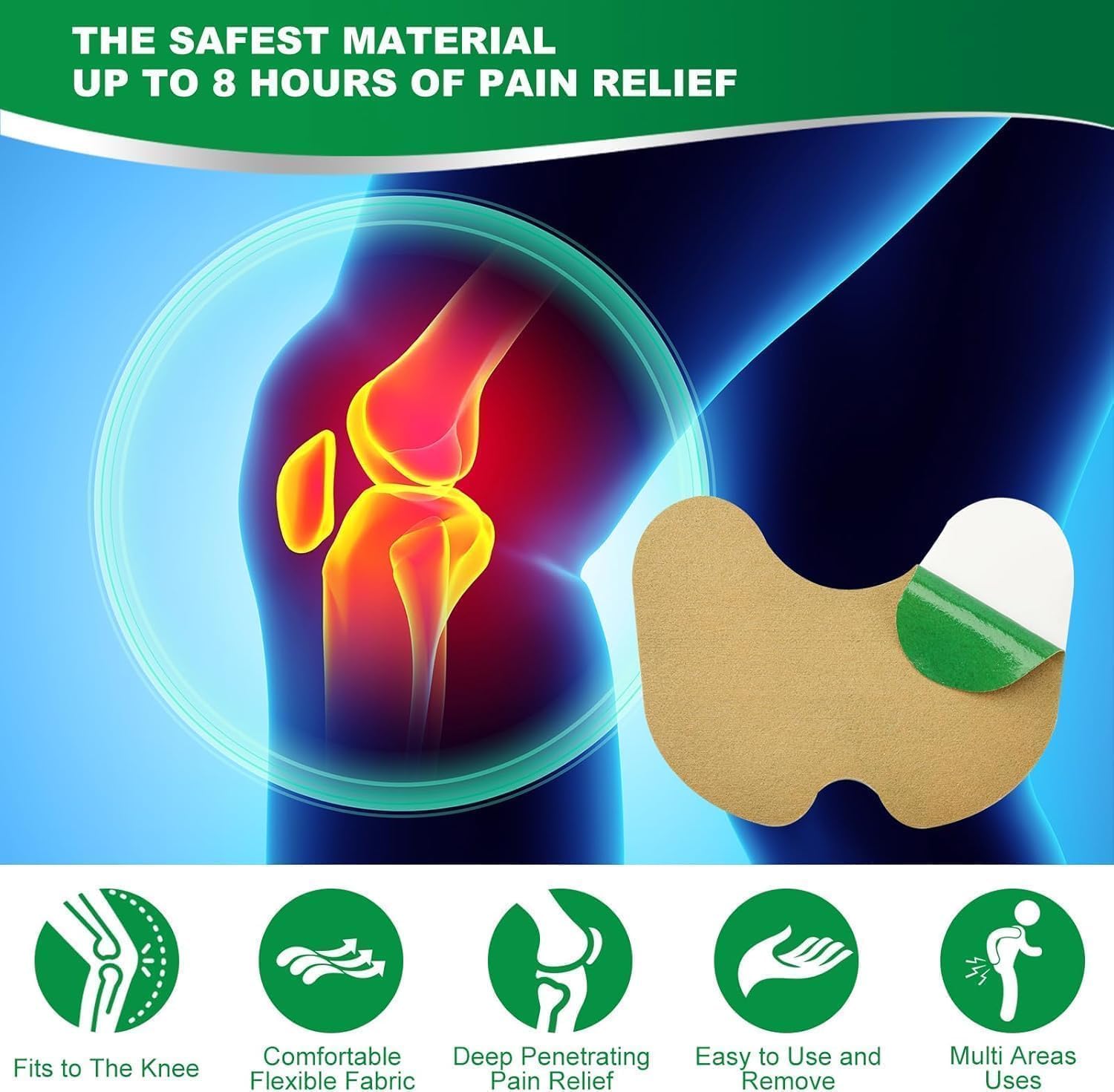 Thumbnail 6 de NisJedp Wormwood Pain Relief Patches, 36 Count, Self-Heating