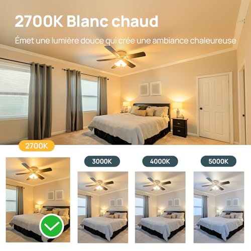 Thumbnail 2 de Linkind Ampoule LED E27 Dimmable 13W (équivalent 100W) – Lot de 3, 2700K, 1521 lm