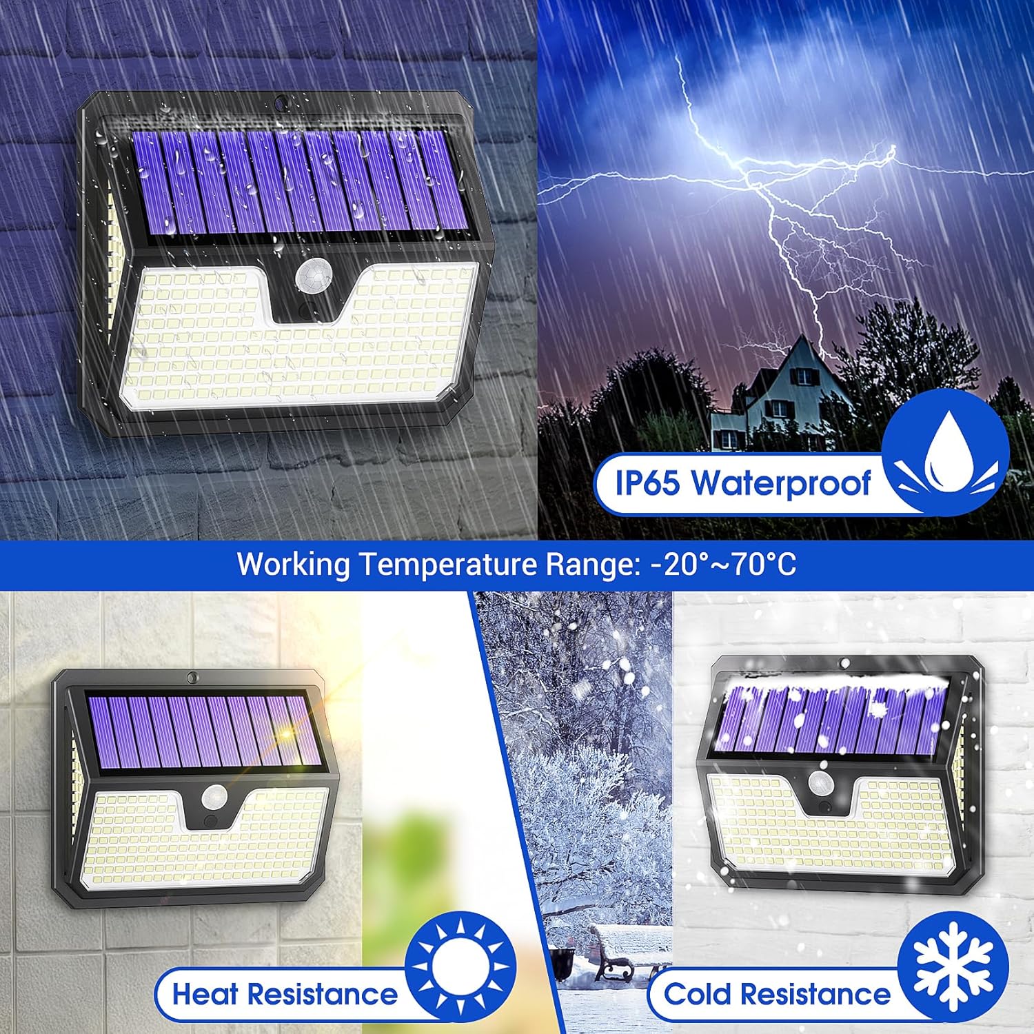 Thumbnail 5 de Outdoor Solar Lights 238 LED Security Lights with Motion Sensor 🔆