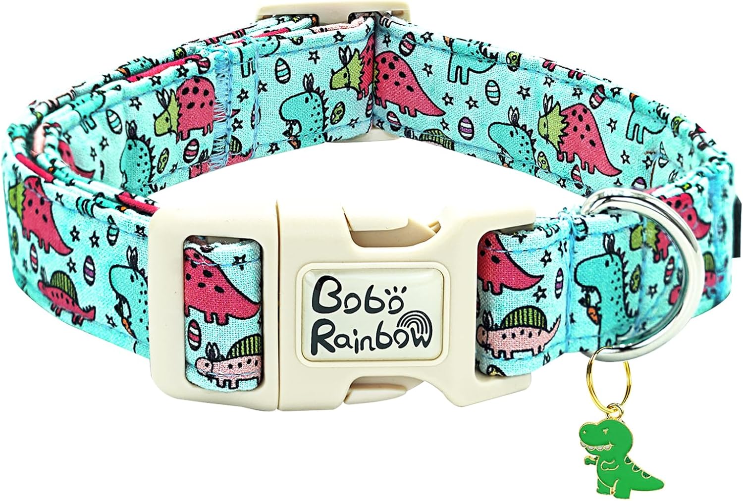 Detalle 2 de Bobo Rainbow Halloween Dog Collar, Cotton