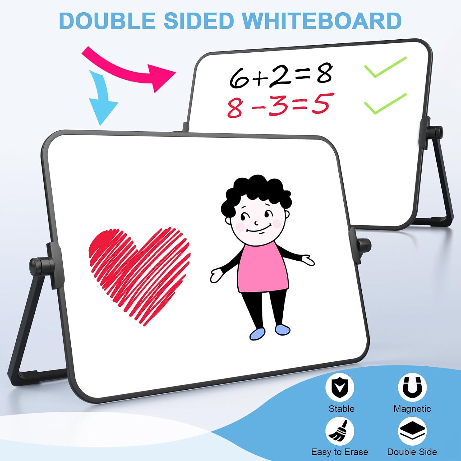 Thumbnail 4 de Nicpro Dry Erase Whiteboard A4 21x30cm