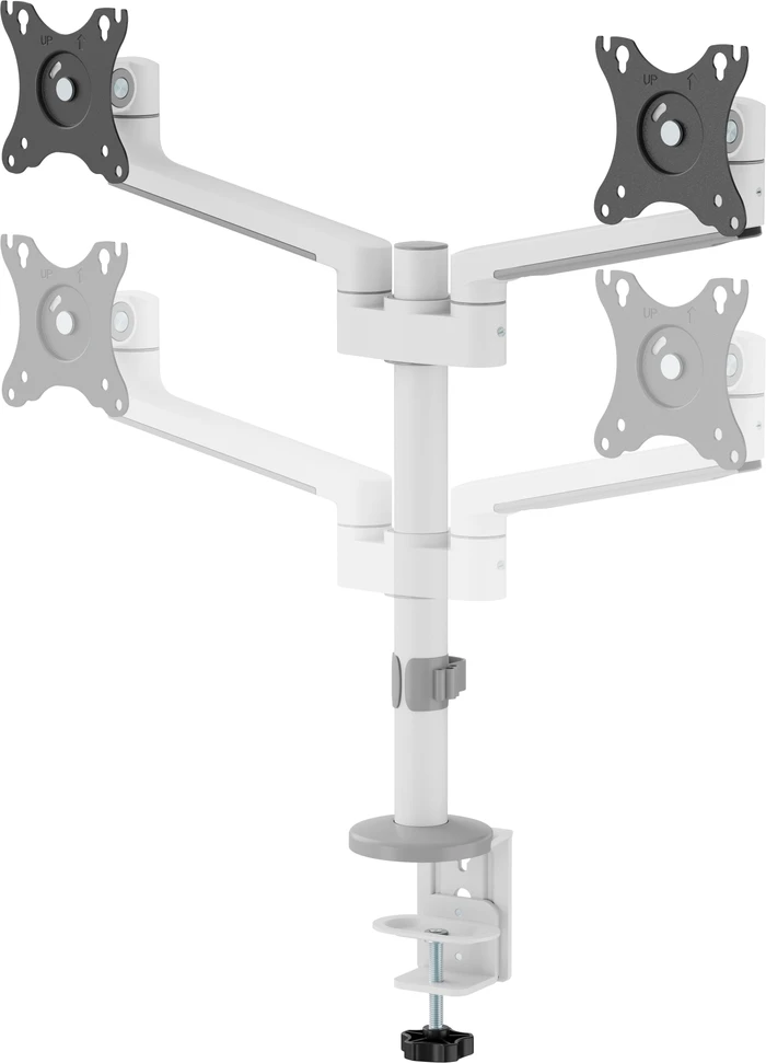 Thumbnail 16 de Neomounts NEXT Lite DS60-425WH2 Monitorhalterung – Doppelmonitorhalterung 17–27 Zoll, Weiß