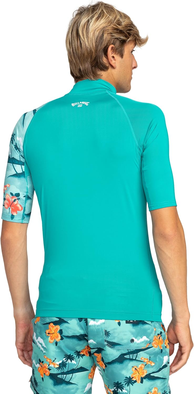 Thumbnail 2 de Billabong Contrast Allover SS Rashguard Uomo – Pacco da 1