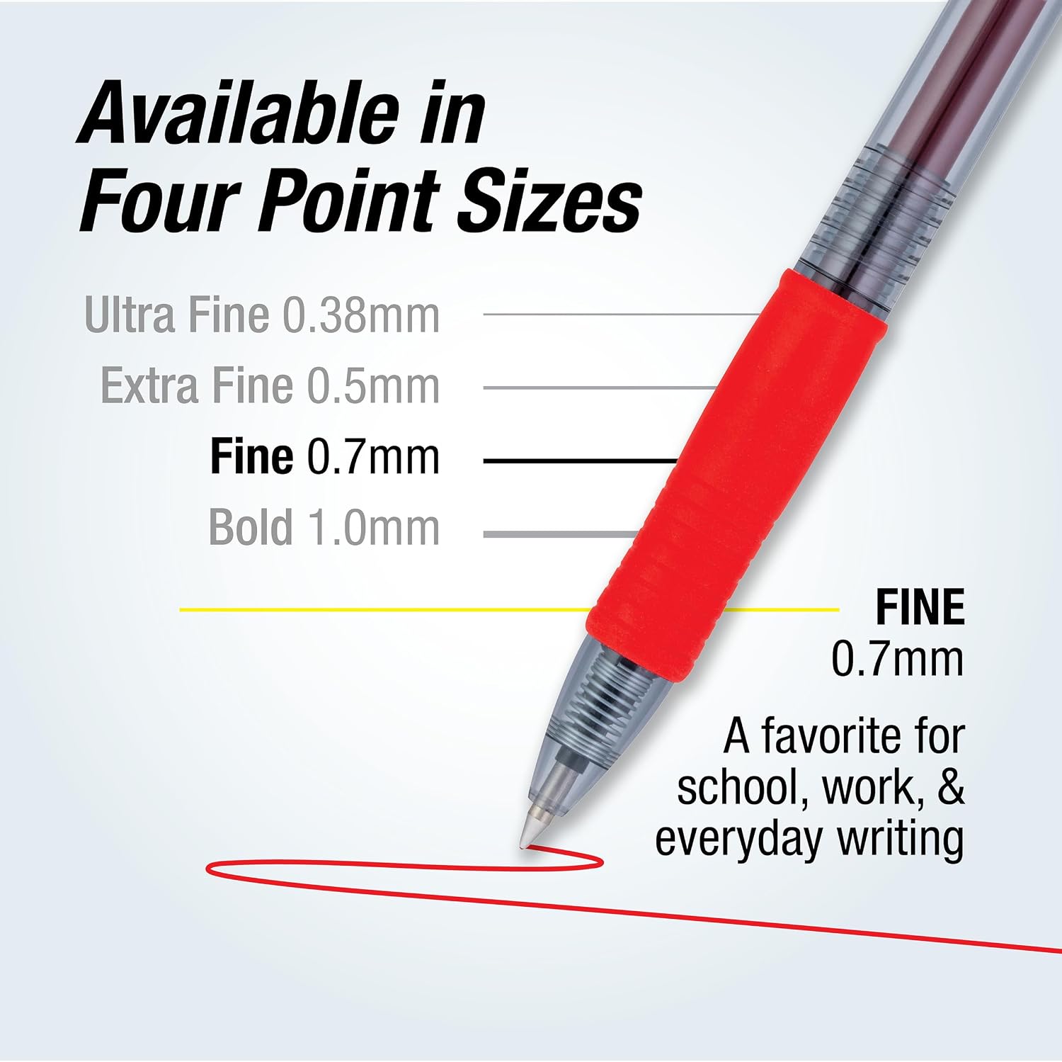Detalle 2 de PILOT 18280 G2 Harmony Gel Pens, 0.7 mm, Assorted Colors, Retractable