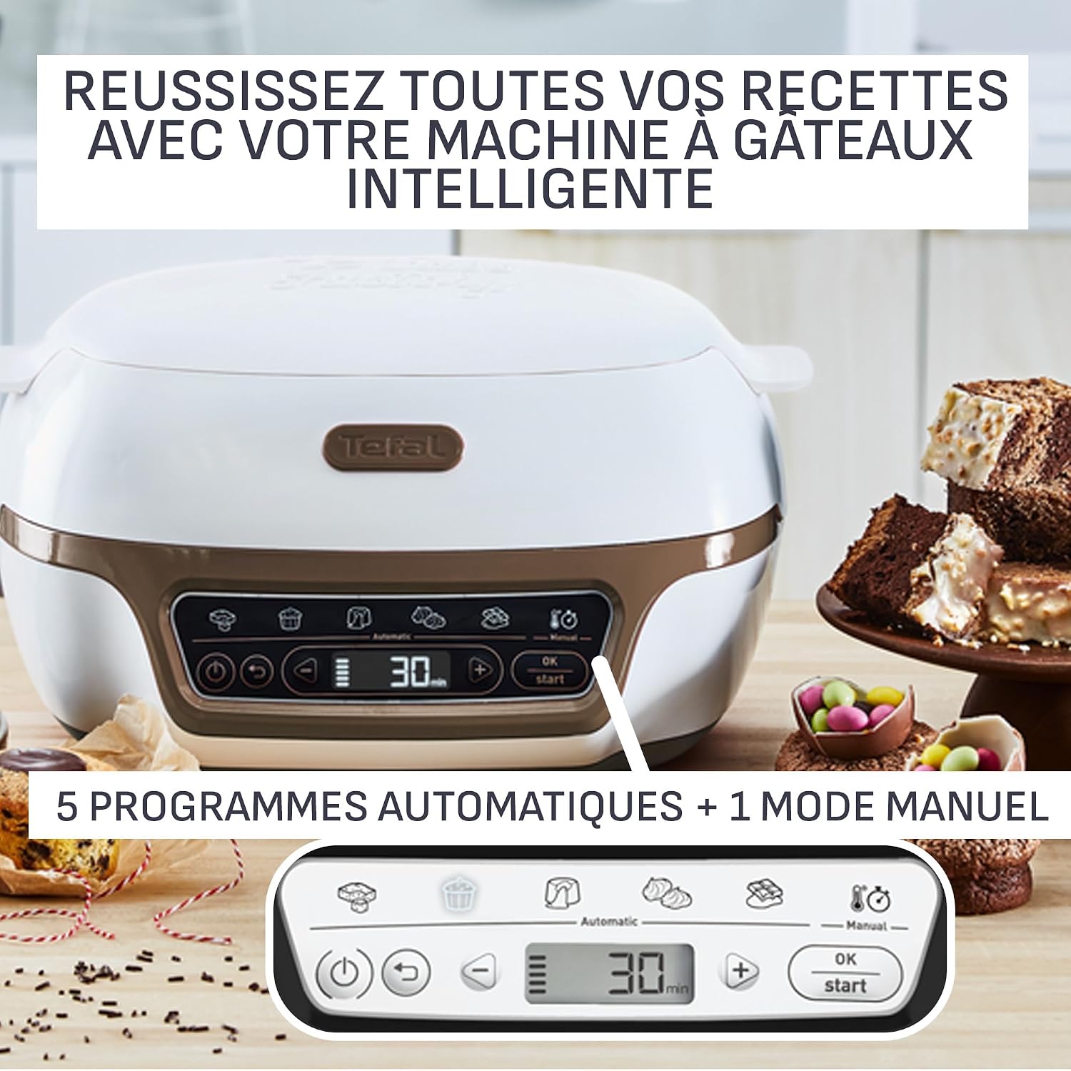 Thumbnail 2 de Tefal Cake Factory YY5726FG four à gâteaux intelligent