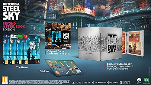 Detalle de Beyond a Steel Sky - Book Edition para PlayStation 5 (Maximum Games)