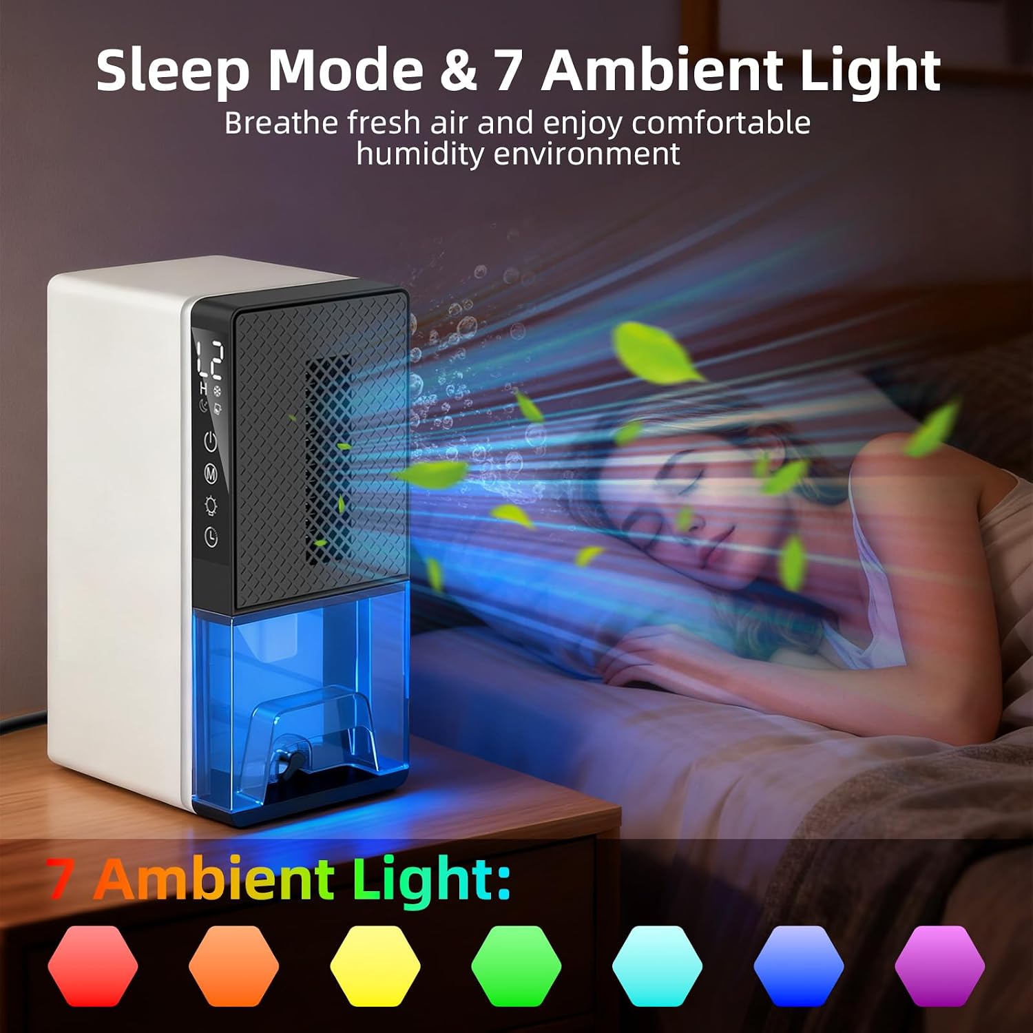 Thumbnail 5 de HomeNova Quiet Dehumidifier 2300ml