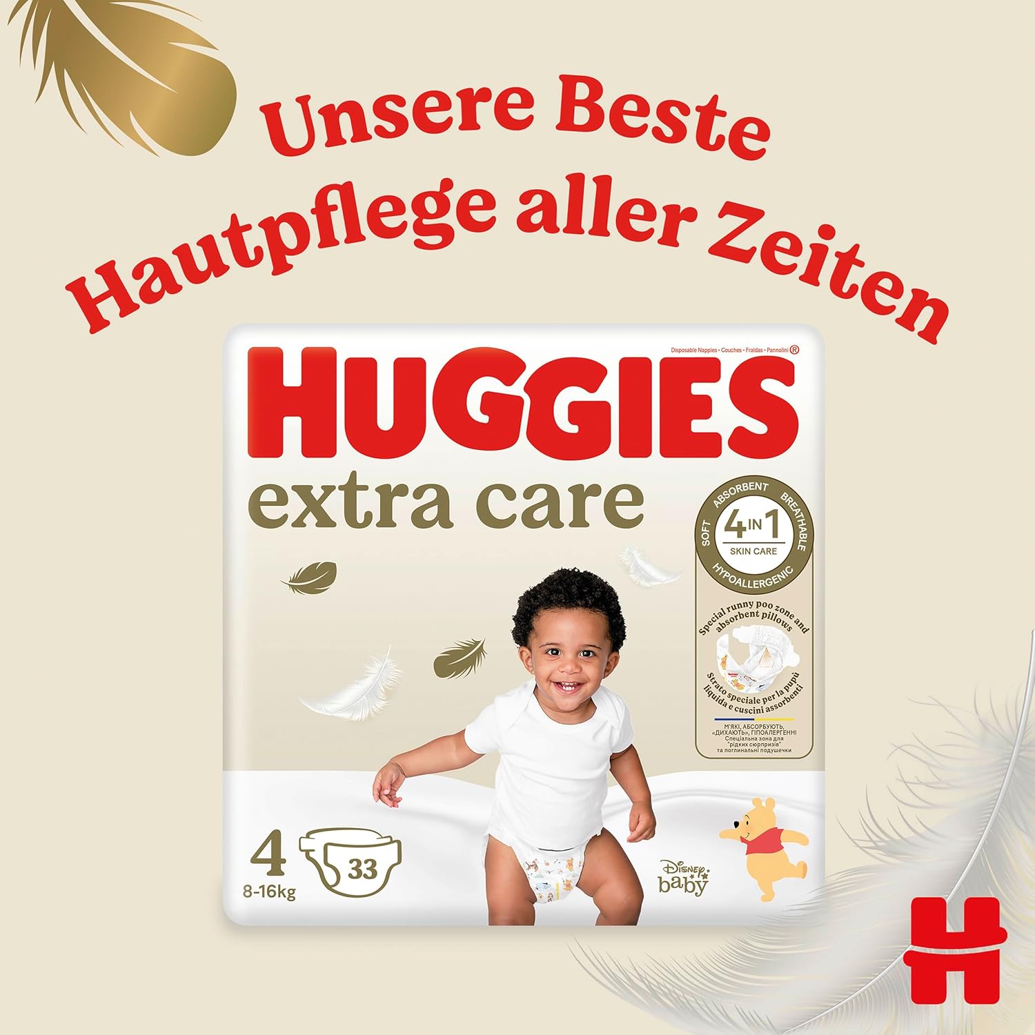 Thumbnail 6 de Huggies Babywindeln Extra Care mit Disney-Design - Größe 4, 120 Windeln (2x60) Monatsbox