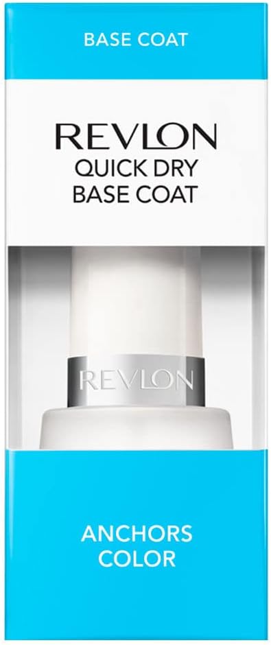 Detalle de Revlon Quick Dry Base Coat – snabbtorkande underlack med glansig finish, 14,7 ml