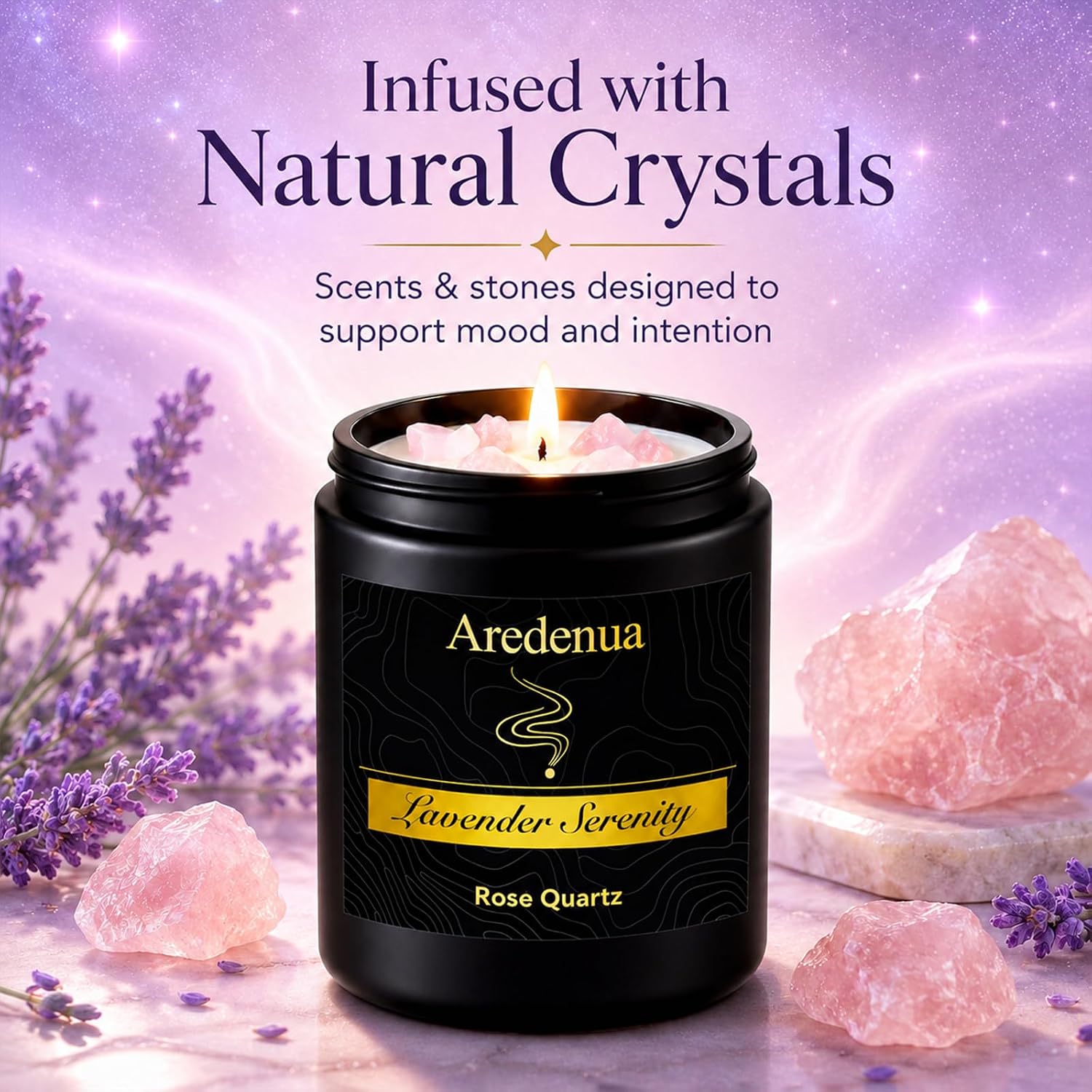 Detalle 2 de Lavender Soy Candle, 7 oz