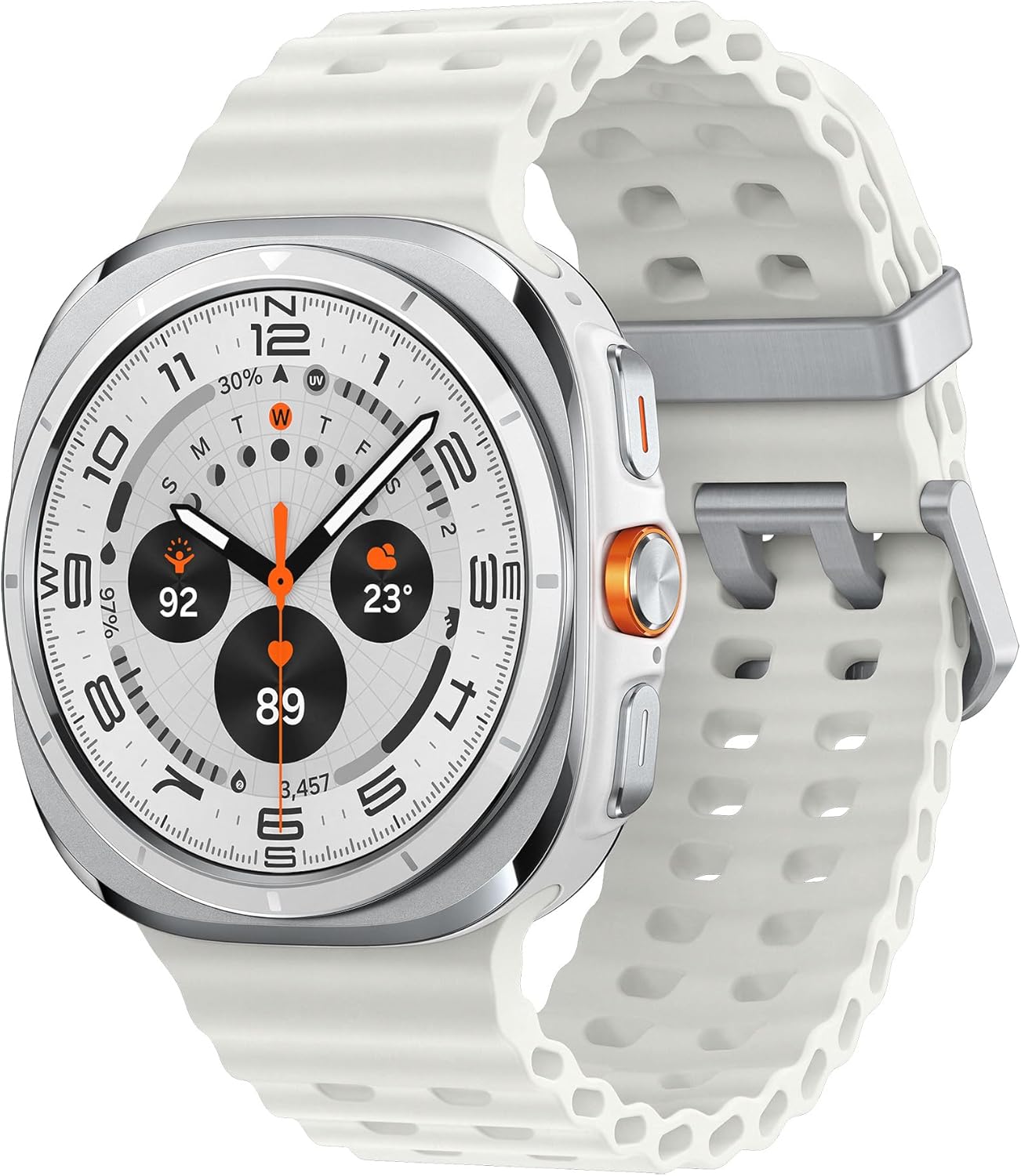 Detalle de Samsung Galaxy Watch Ultra (2025) — Titanium, AI Health Insights, LTE, 47mm
