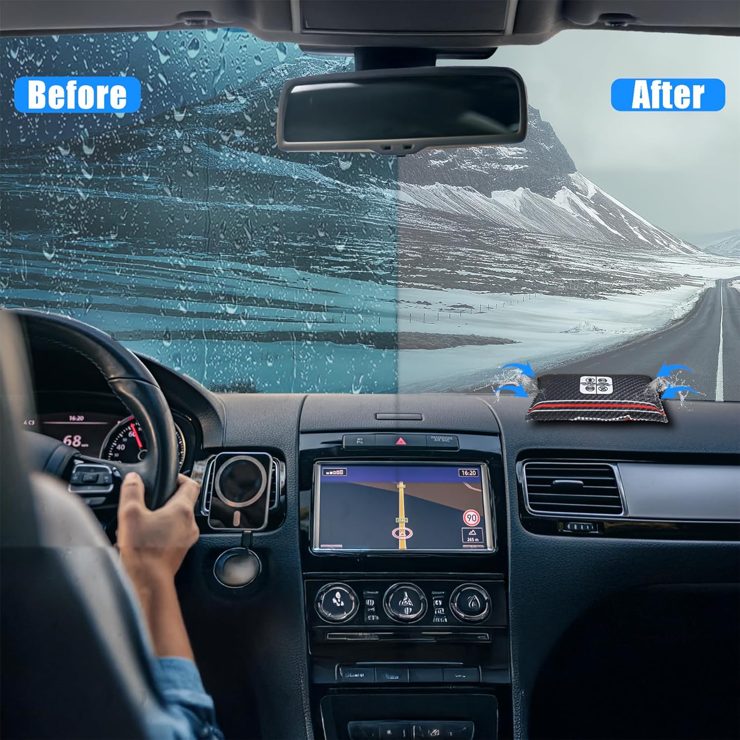 Detalle de DYZI Reusable Car Dehumidifier 400g