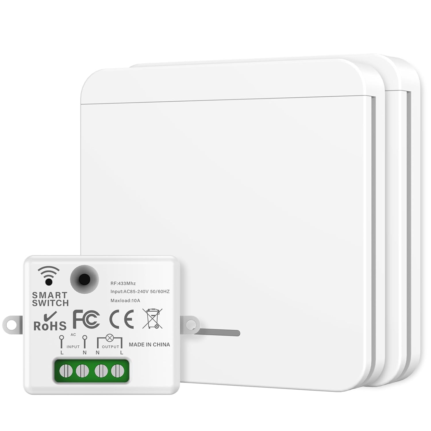 Interruptor inalámbrico 433MHz para lámparas 1500W