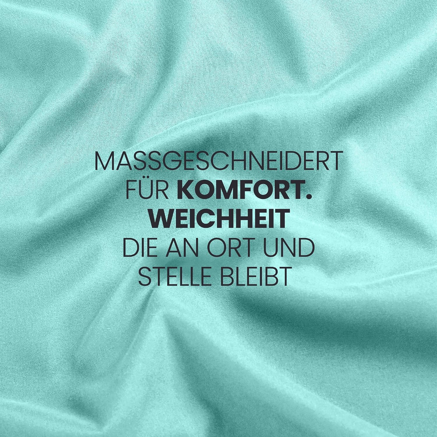 Thumbnail 6 de Utopia Bedding Spannbettlaken 90x190 cm, Spa Blau – gebürstete Polyester-Mikrofaser mit 35 cm Tiefe
