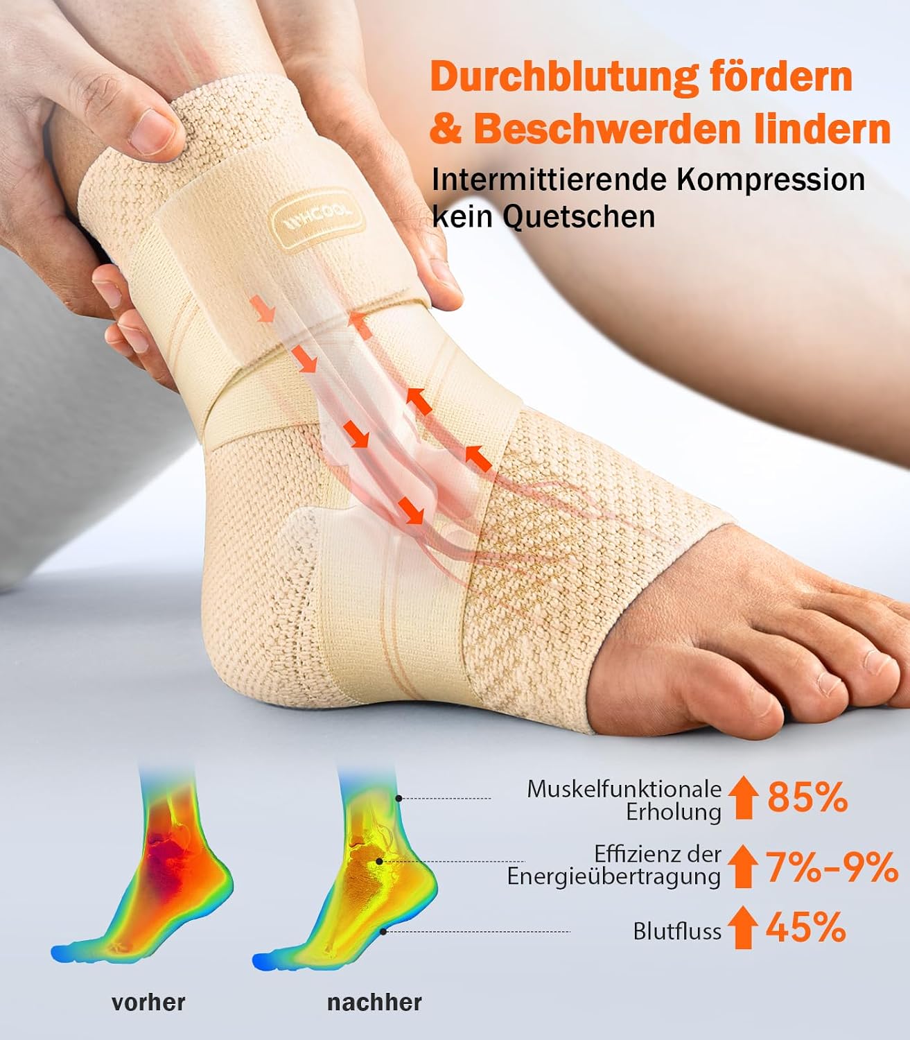 Detalle 2 de WHCOOL Knöchelbandage L