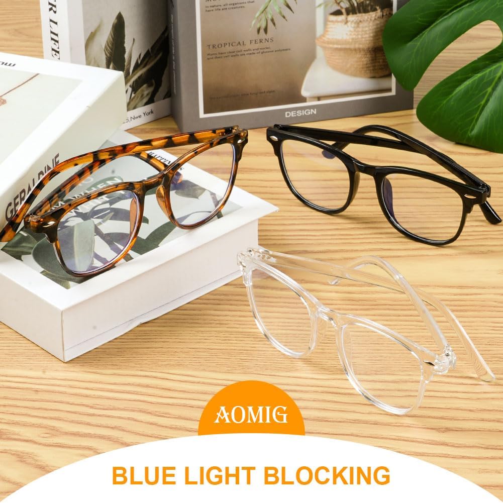 Thumbnail 6 de Aomig C2-QX-3P230727-FBA blauwlichtbril voor computer en gaming