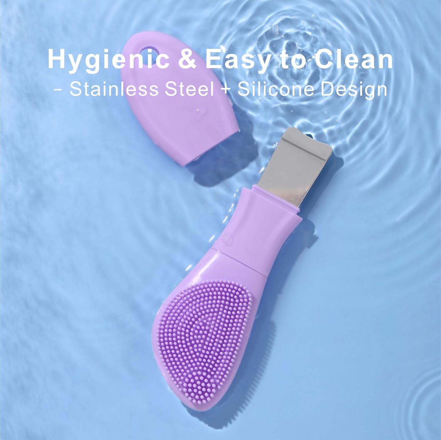 Thumbnail 4 de YEADMAL Blackhead Remover & Silicone Face Scrubber (Purple) – 2-in-1 cleansing tool