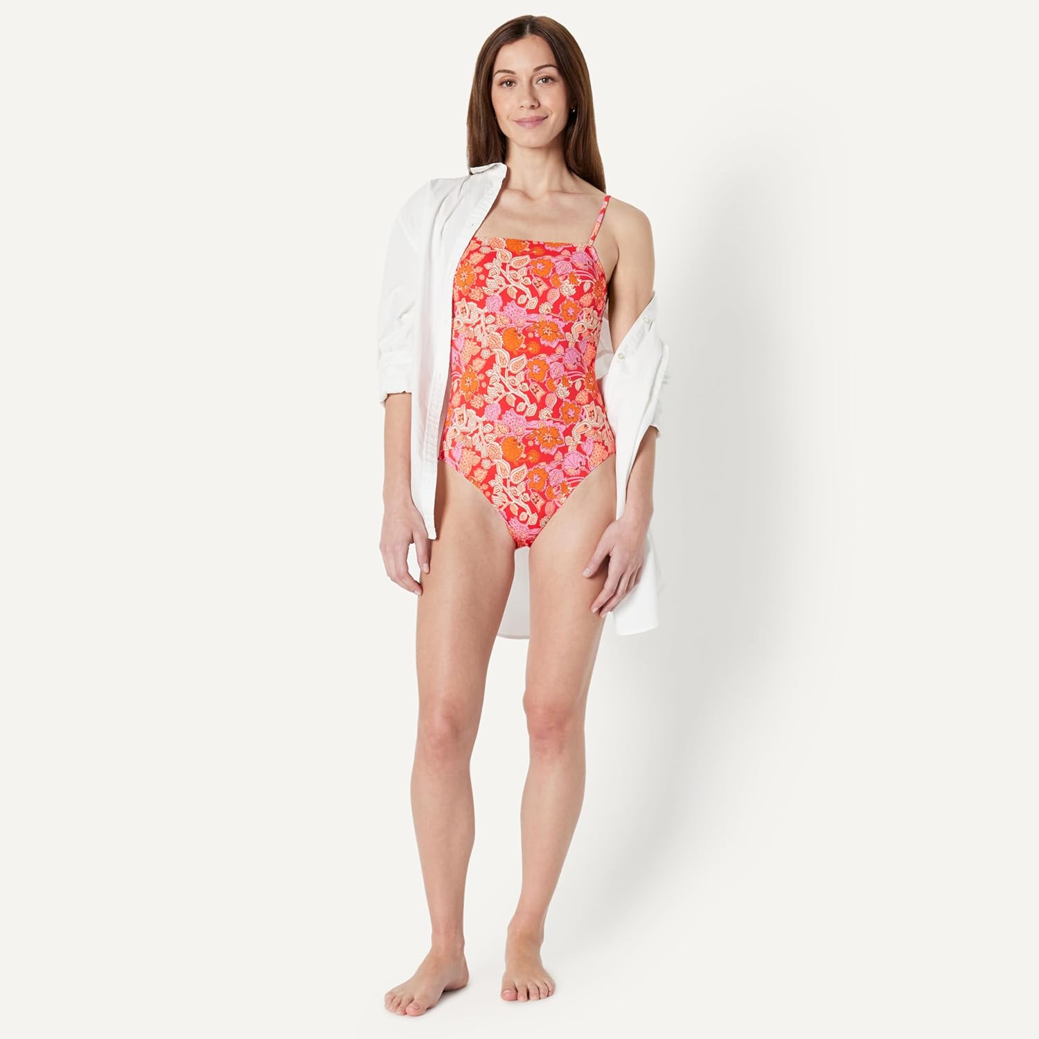 Thumbnail 4 de Amazon Essentials Women's Squareneck One-Piece Swimsuit