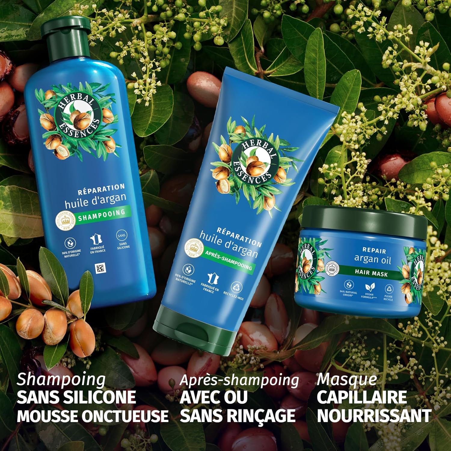Thumbnail 5 de Herbal Essences Argan Oil Repair Routine 250 ml