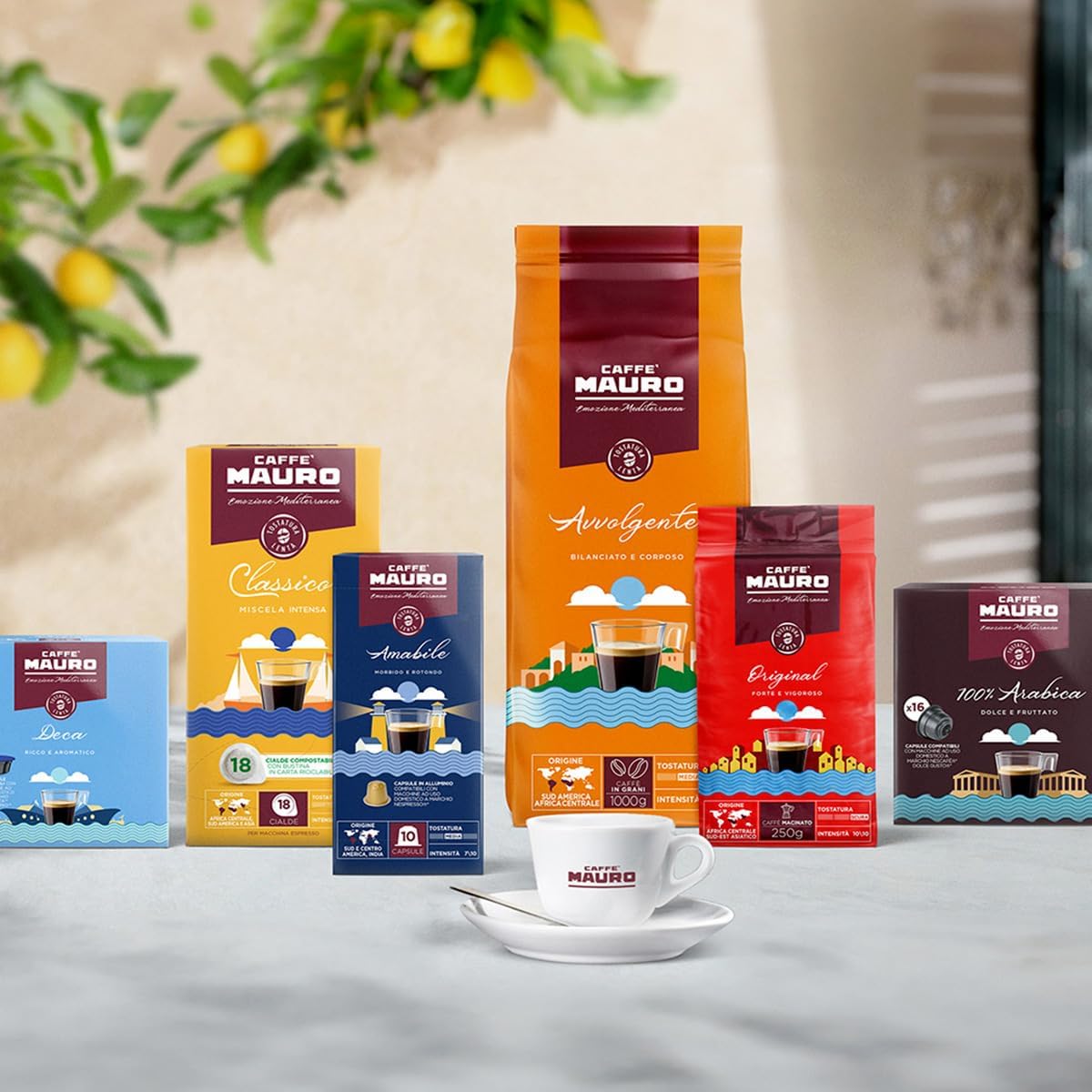 Thumbnail 2 de Caffè Mauro Torrefazione Avvolgente – Miscela intensa 8/10, 50 capsule alluminio, compatibili Nespresso