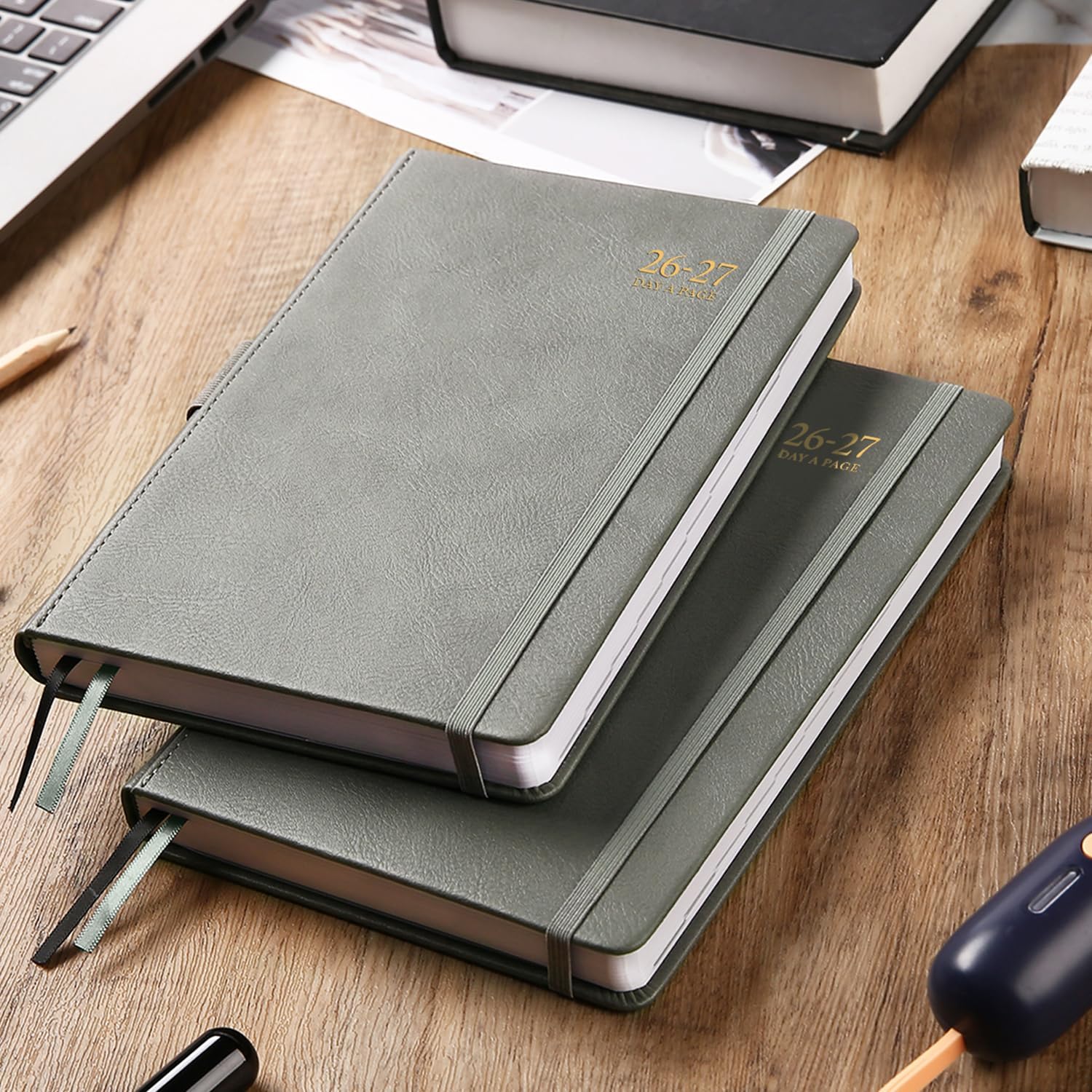 Thumbnail 6 de Indeme Academic Diary 2026-2027 (A5 Day to Page, Grey) – Durable, practical planner for the academic year