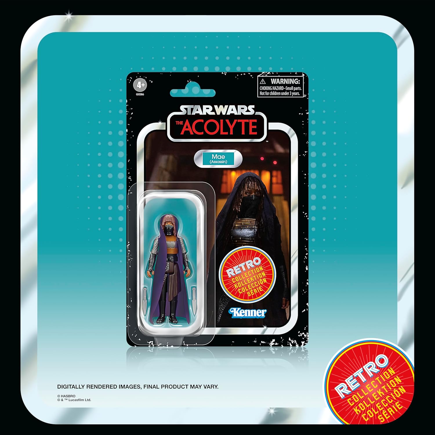 Thumbnail 4 de Star Wars Retro Collection The Acolyte Multipack, 9.5-cm Action Figure 6-Pack