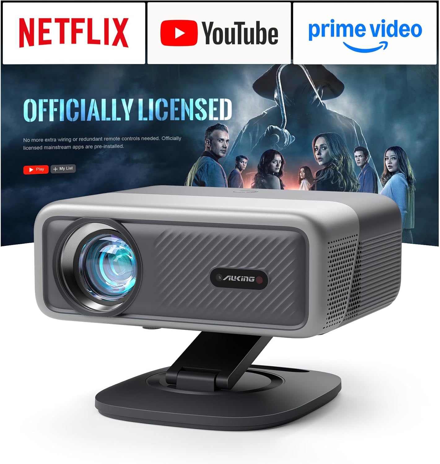 Thumbnail 6 de AuKing 4K WiFi Bluetooth projector with 2500