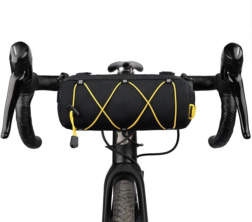 Rhinowalk Front Handlebar Bag for Mountain/Road Bikes – 2.4L Grey