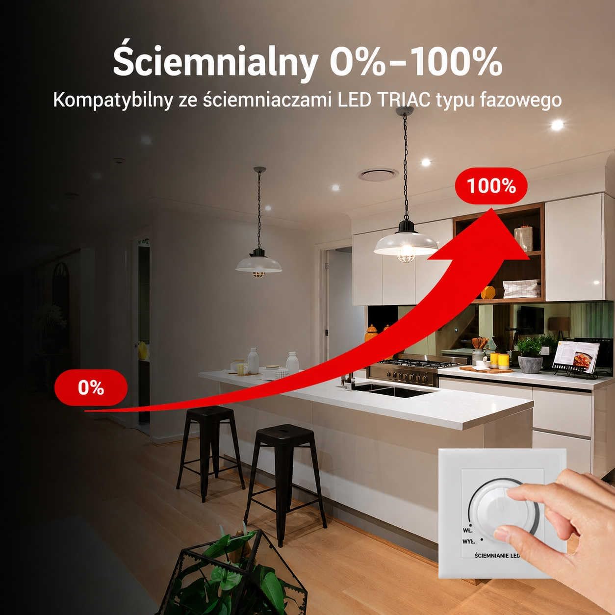 Thumbnail 4 de Sigmaled Lighting mini oczka LED wpuszczane 3 W, 300 lm, 4000 K, IP54 – 10 szt.
