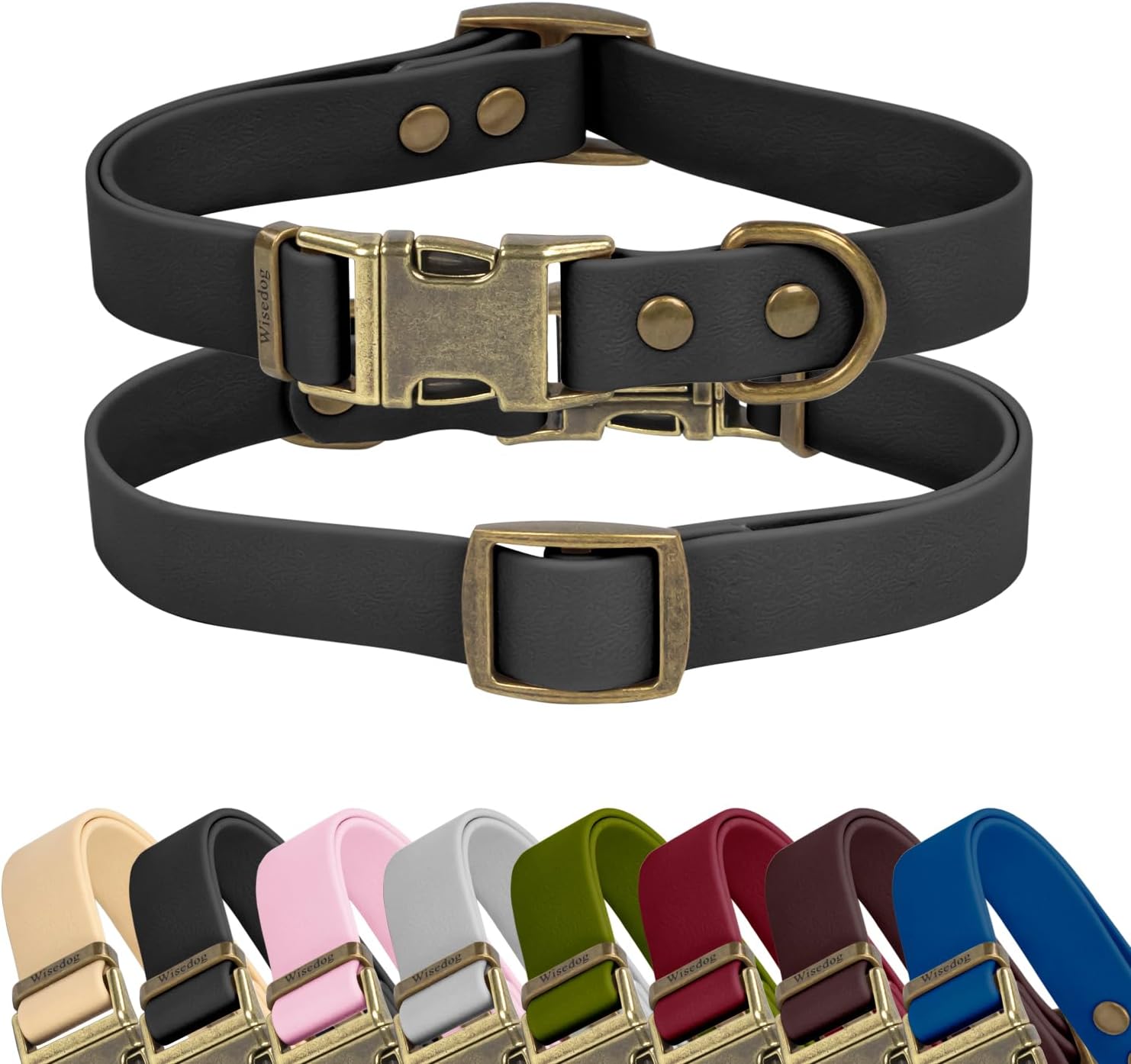 Detalle de Wisedog Rubber Dog Collar 10"-14