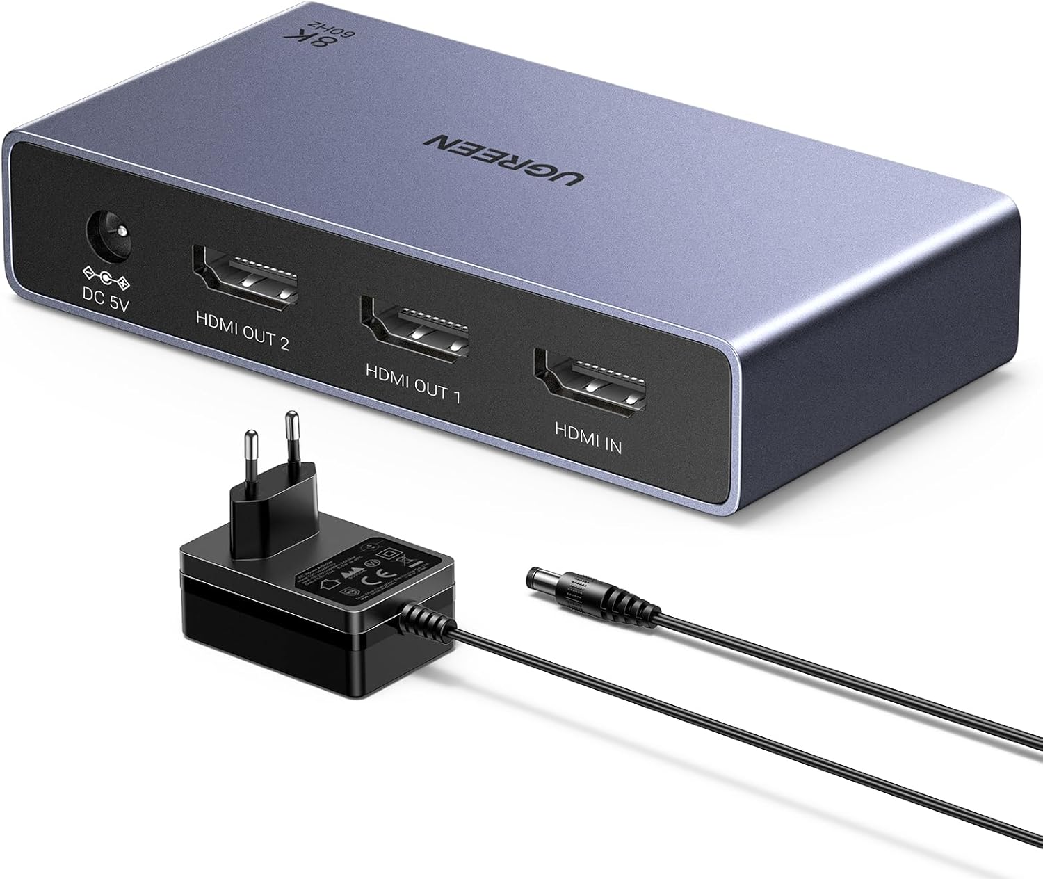 UGREEN HDMI Splitter 1in2 8K@60Hz 🔌