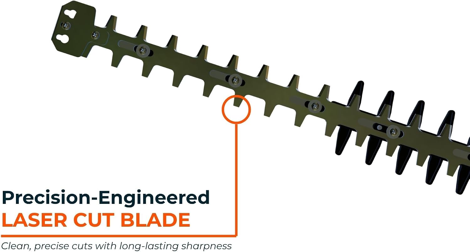 Detalle de Yard Force 20V Cordless Pole Hedge Trimmer (41cm dual-action blade) with 2.5m reach