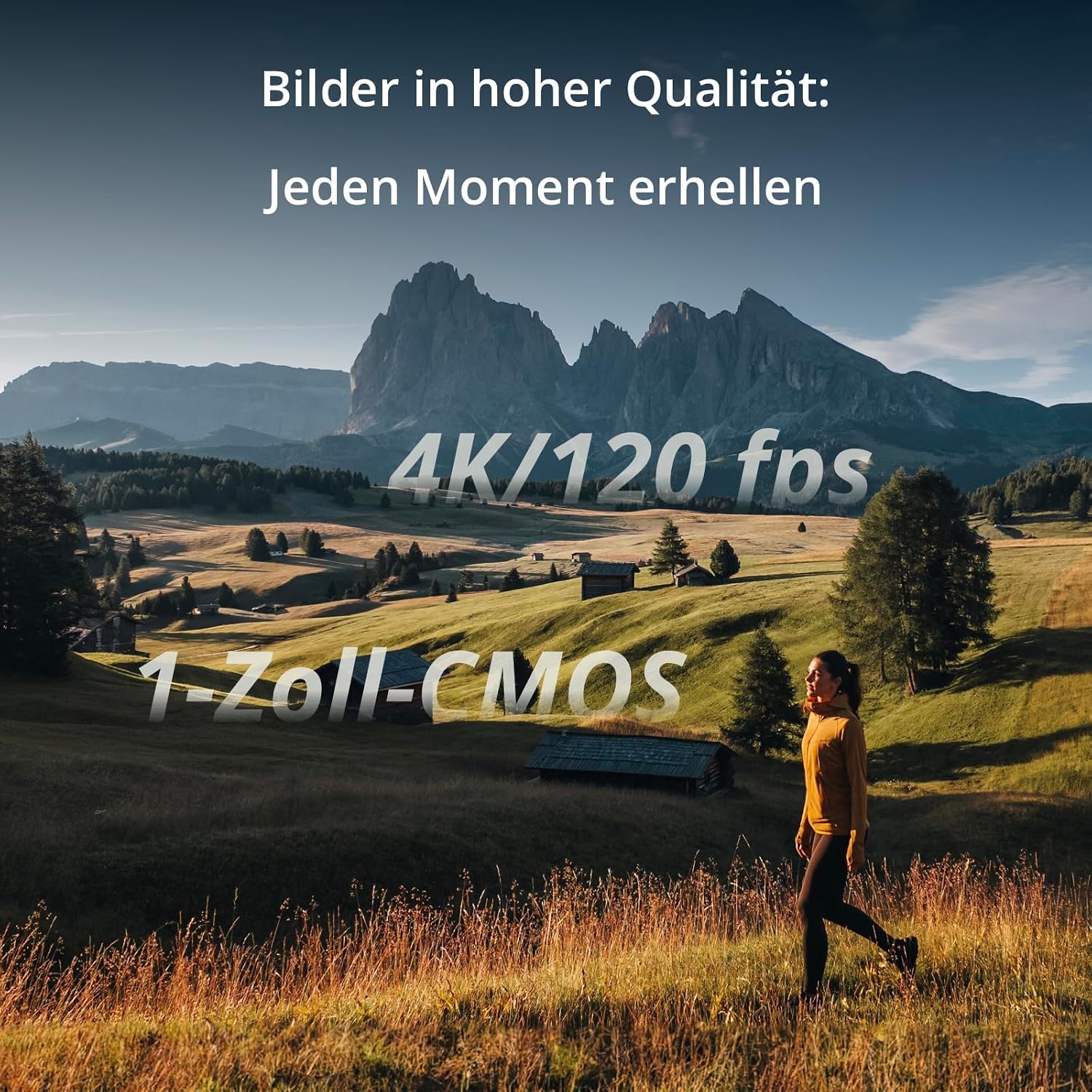 Detalle 2 de DJI Osmo Pocket 3 – Vlogging-Kamera mit 1-Zoll-CMOS, 4K/120 fps