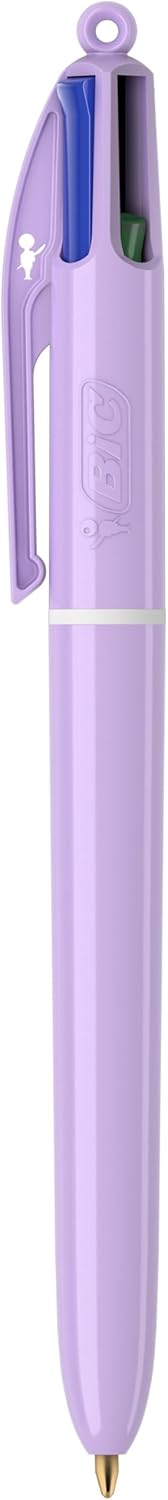 Thumbnail 1 de BIC 4 Couleurs Pastel — Stylos-Bille Pointe Moyenne 1,00 mm (Pack de 6)