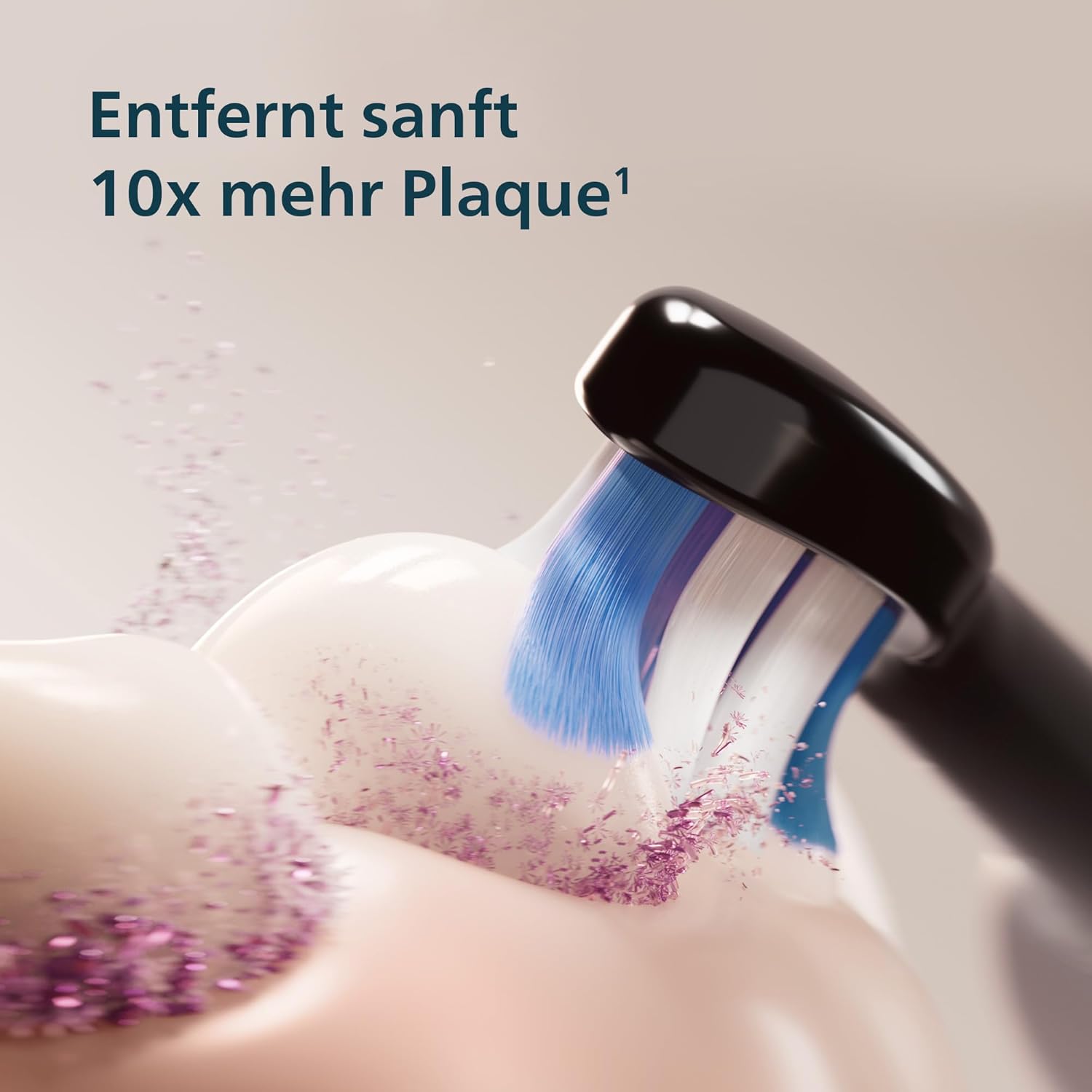 Thumbnail 3 de Philips Sonicare Series 6100: Elektrische Zahnbürste mit 6 Reinigungsprogrammen, Drucksensor und Reiseetui (HX7403/07)