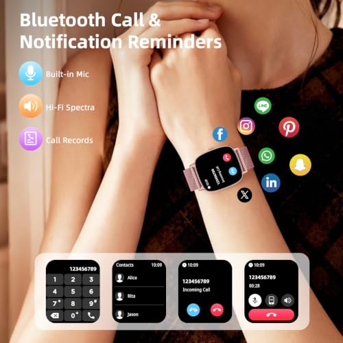 Thumbnail 3 de Reloj Inteligente Mujer coioc con Llamadas Bluetooth y 120+ Deportes