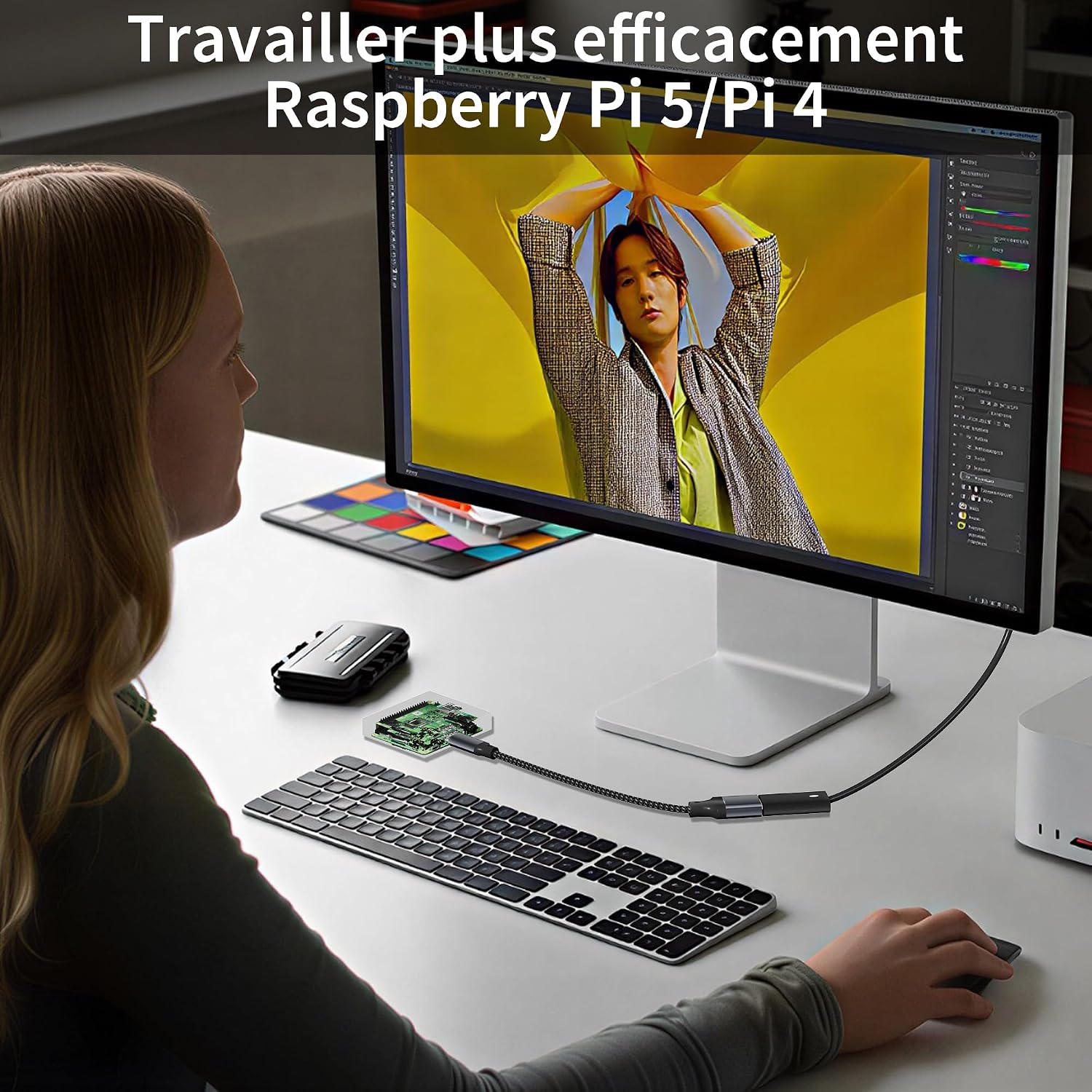 Thumbnail 4 de Câble Micro-HDMI vers HDMI 8K 2.1 – 20 cm, eARC, HDR, jusqu'à 8K@60Hz