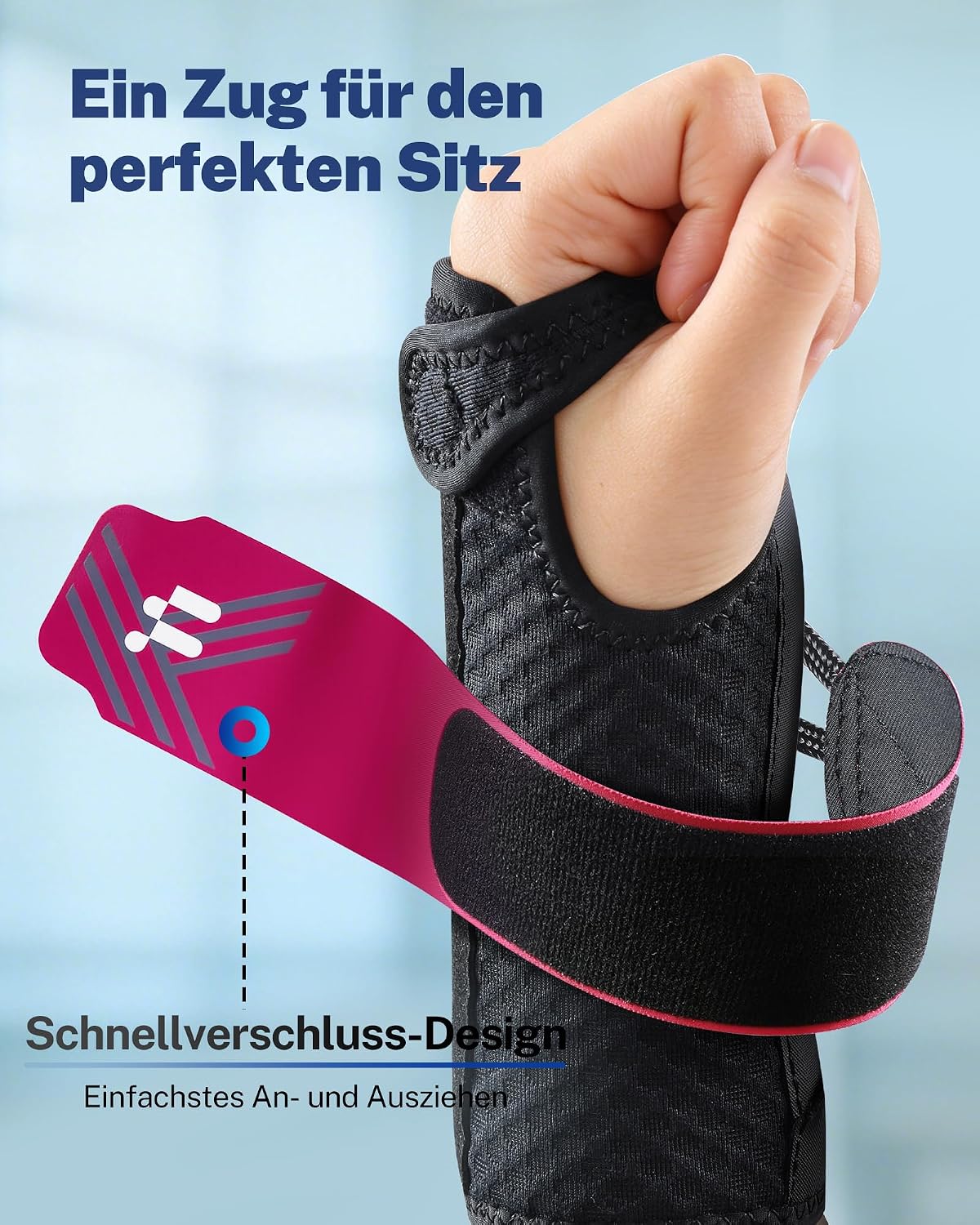 Thumbnail 4 de Fitomo Handgelenkstütze rechts mit Metallschiene & Daumen-Design gegen Reibung (L/XL)