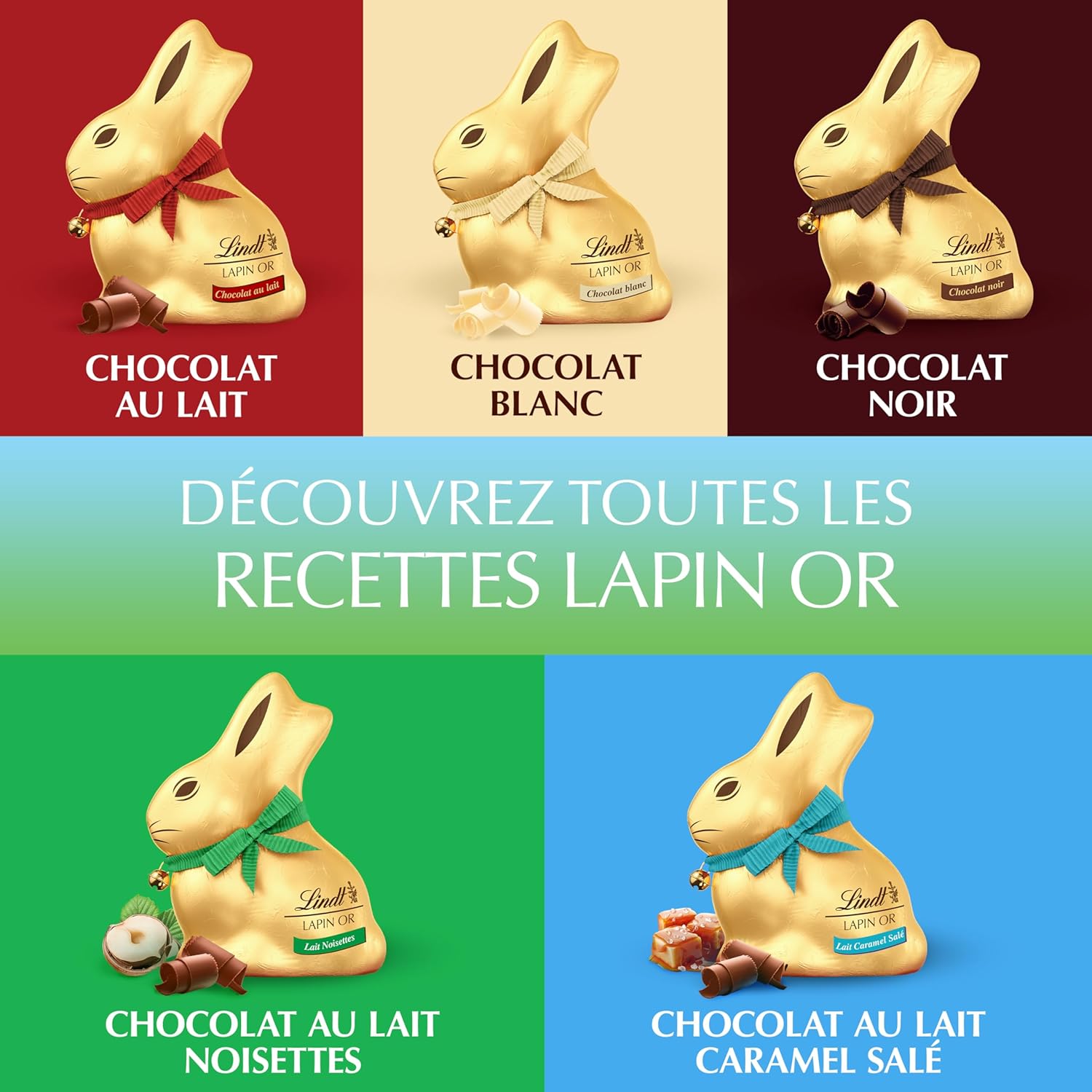 Thumbnail 6 de Lindt Mini-Moulages Lapin Or 700g 🍫