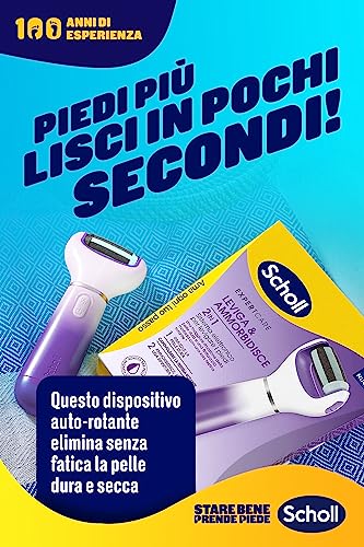 Detalle de Scholl Velvet 2in1 Leviga e Ammorbidisce: pedicure elettronico con 5 testine intercambiabili
