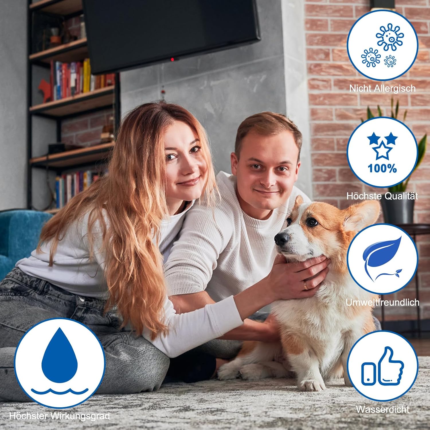 Thumbnail 5 de DEWEL Zeckenhalsband 63,5 cm für Hunde – 8 Monate Schutz