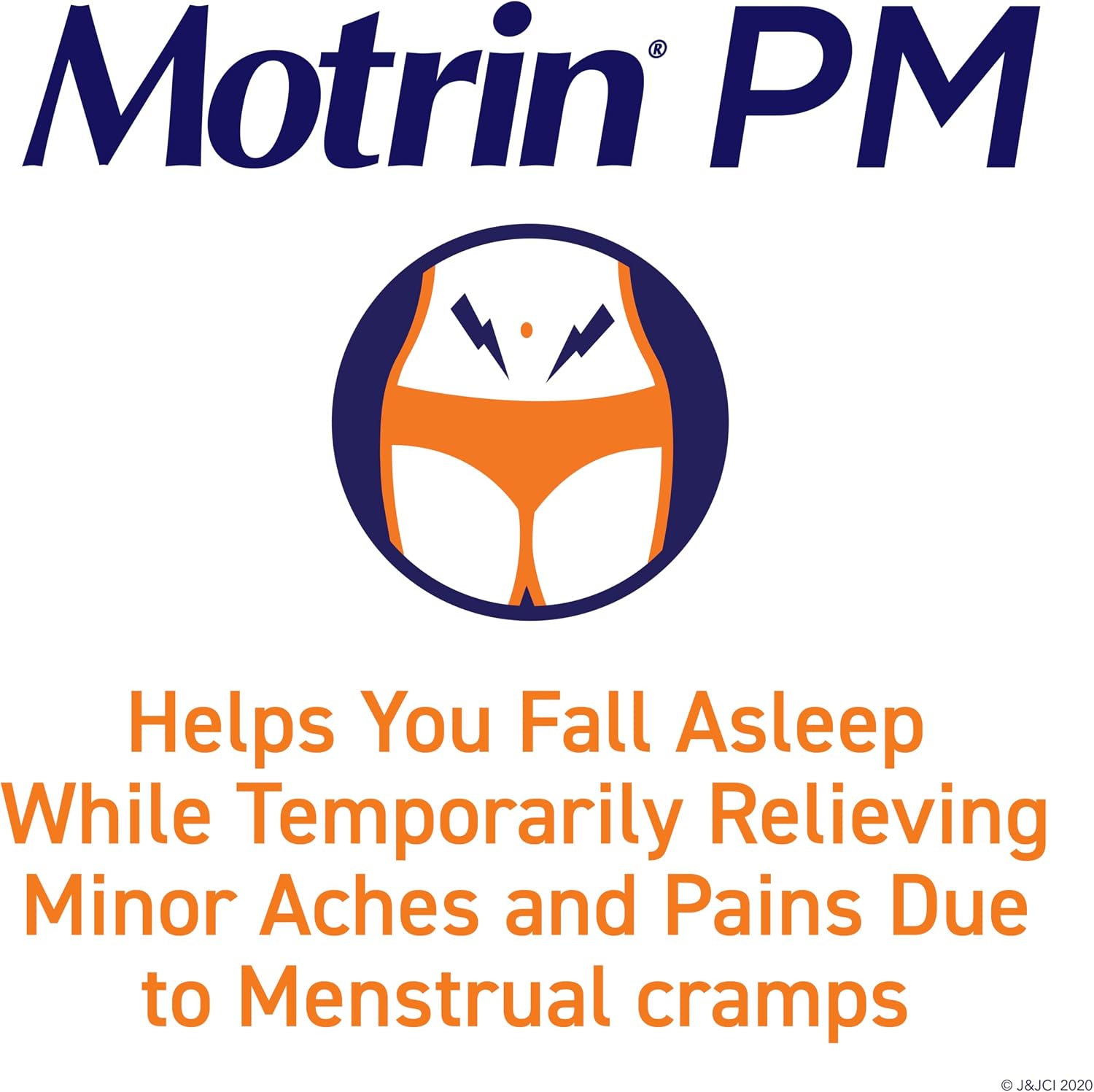 Detalle de Motrin PM Pain Reliever Caplets 200 mg